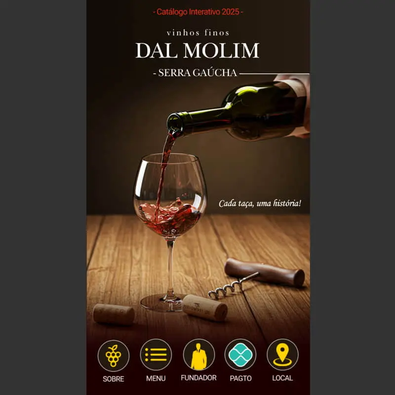Catálogo Interativo de Vinhos Artesanais