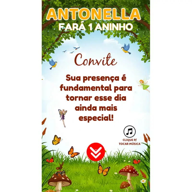 Cartão Interativo Infantil